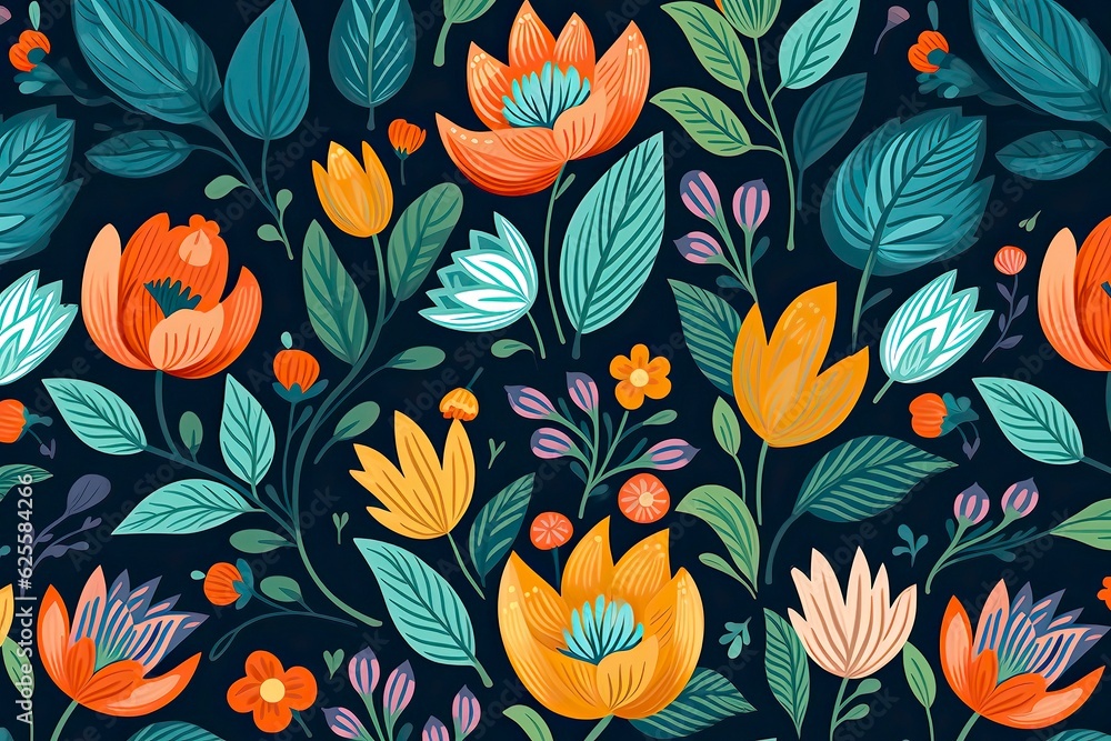 A background with intricate patterns illustration. A background with intricate patterns illustration.