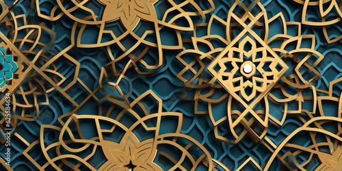 A background with intricate patterns illustration.