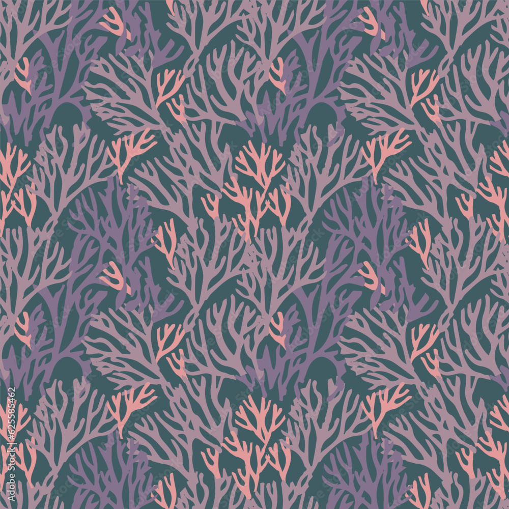 Coral seamless pattern Coral seamless pattern