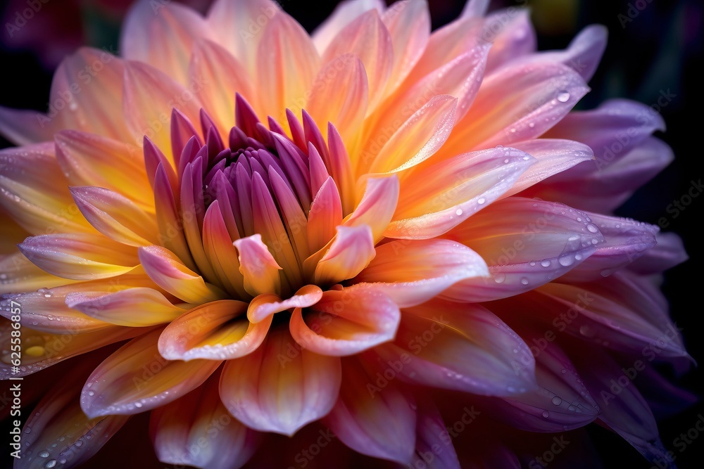 A close-up shot of a flower in full bloom capturing. Beautiful image A close-up shot of a flower in full bloom capturing. Beautiful image