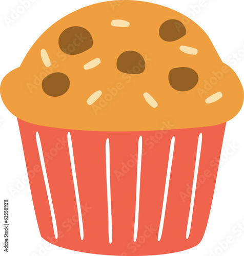 Muffin Cupcake Illustration