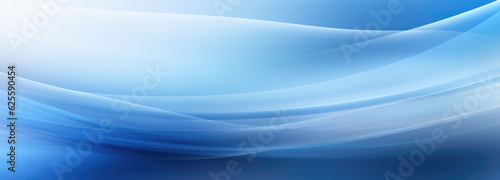 Wide blue curve gradient technology sci-fi material background