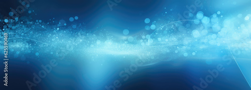Wide blue curve gradient technology sci-fi material background © evening_tao
