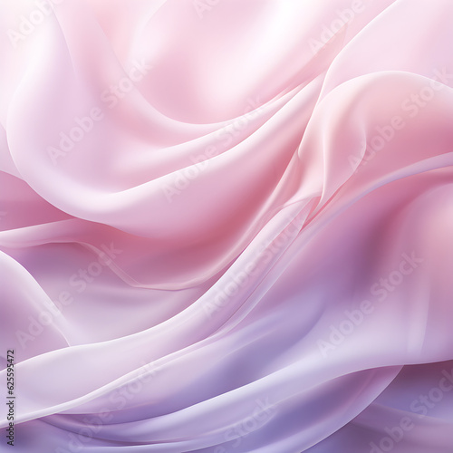Pastel pink and purple satin background. Generative AI. 
