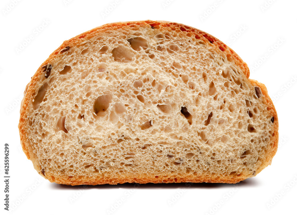 slice of healthy bread isolated
