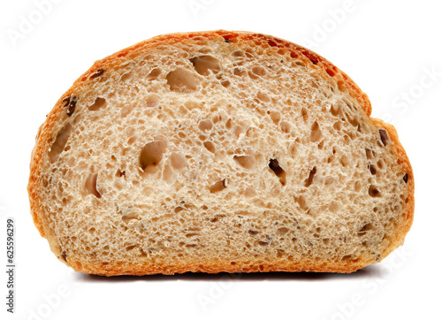 slice of healthy bread isolated