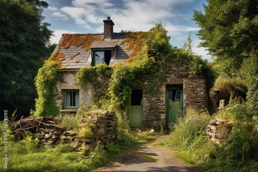 A rural dwelling situated in a village A rural dwelling situated in a village