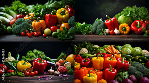 vegetables in the market