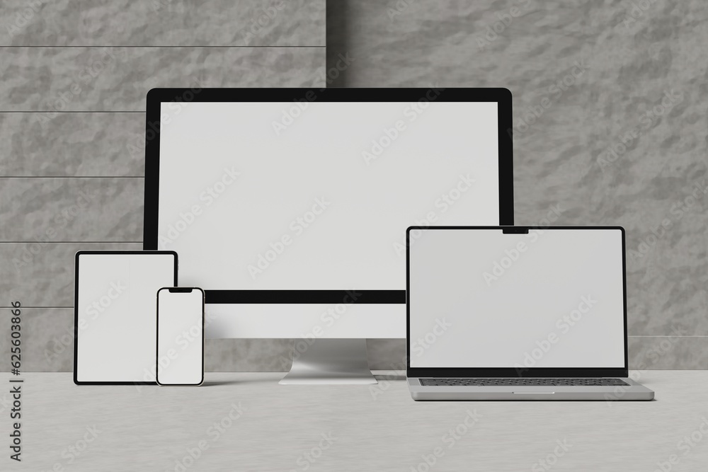 Blank Multi Devices Mockup Blank Multi Devices Mockup