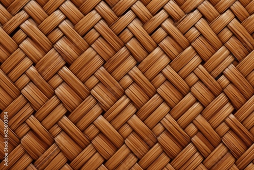 A seamless pattern depicting a top view of a Thai style woven bamboo wall  showcasing its beautiful pattern and texture resembling nature. The design reflects the traditional basketry technique and