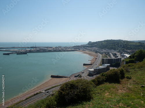 Vistas del puerto de Dover, condado de Kent, Reino Unido photo