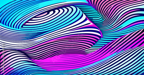 wave-abstract-vector-background-3d