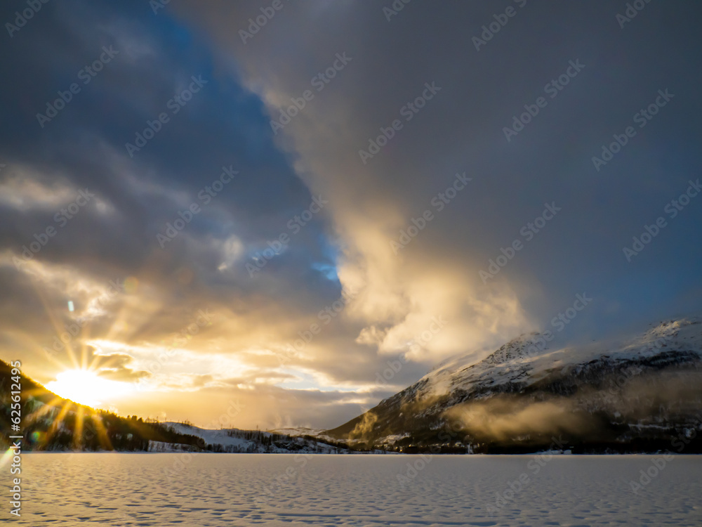 Obraz premium Norway, winter