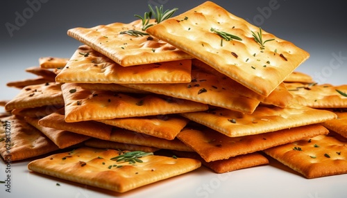 stack of crackers photo