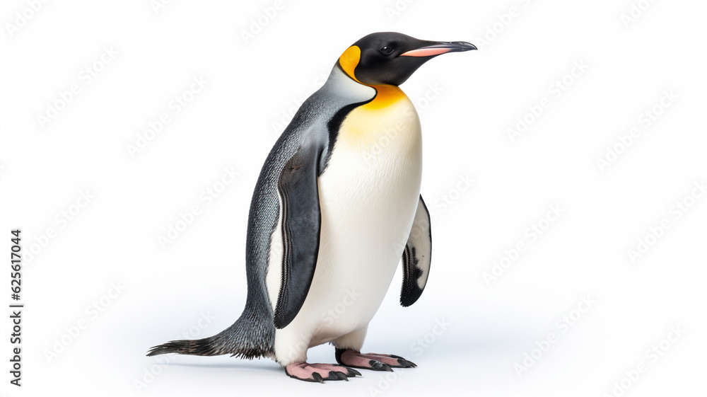 Obraz premium Penguin isolated on white. Generative AI.