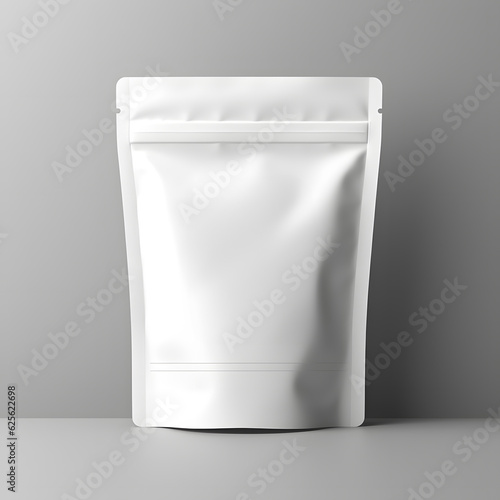 3d illustration of packaging medicine soup white packing bag shopping mockup product demonstration 