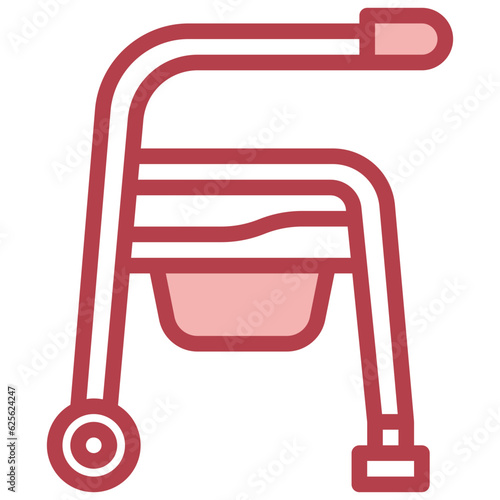 walker line icon,linear,outline,graphic,illustration