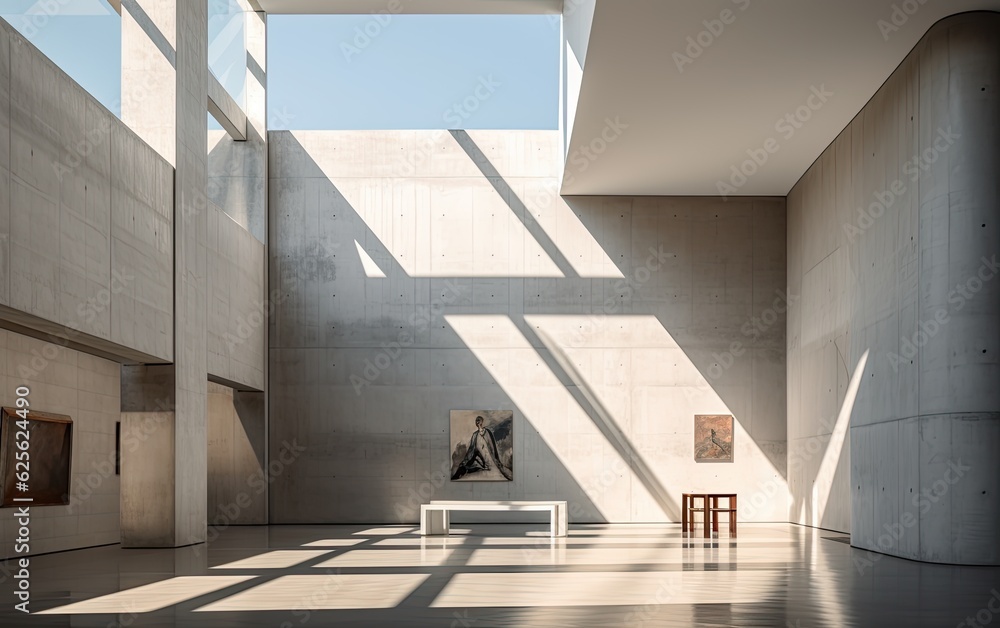 Obraz premium Concrete house on the mountains.