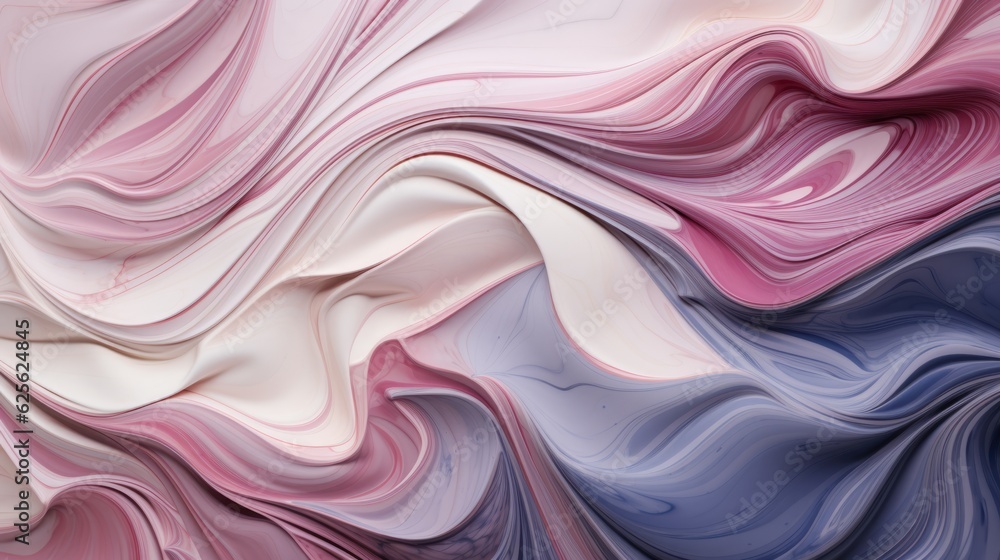 Obraz premium Abstract colorful background with fluid wavy shapes