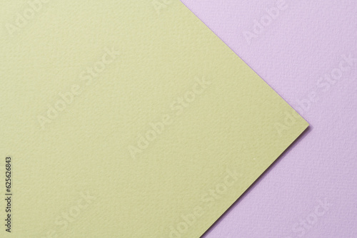 Rough kraft paper background, paper texture lilac green colors. Mockup with copy space for text.