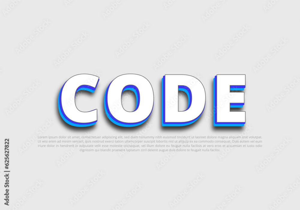 Text style effect with text style graphic element. Text style effect with text style graphic element.