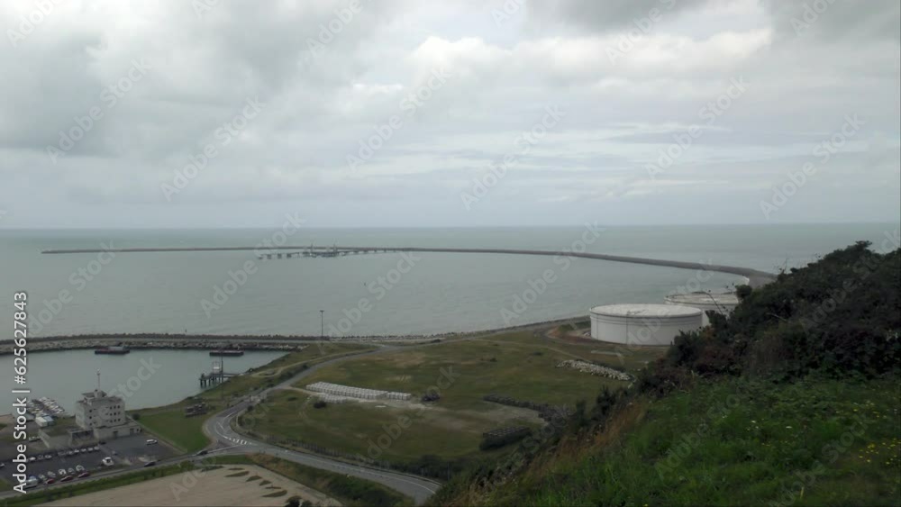 Port pétrolier d'Antifer en Normanide Port pétrolier d'Antifer en Normanide