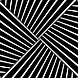 Diagonal striped illustration. Repeated white slanted lines on black background. Surface pattern design with linear ornament. Disco lights motif. Stripes wallpaper. Angle rays. Pinstripes vector art