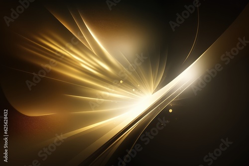 a rich and abstract golden wallpaper for royal ambiances generative ai