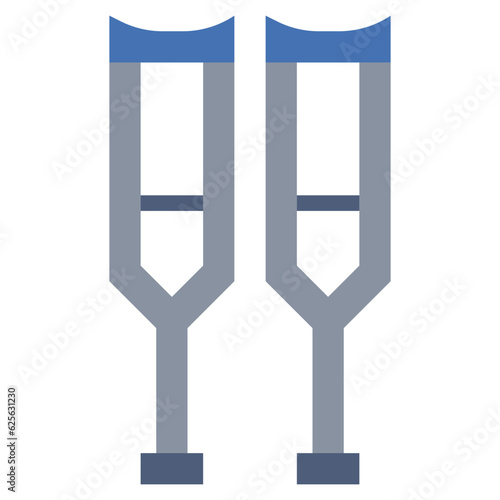 crutch line icon,linear,outline,graphic,illustration