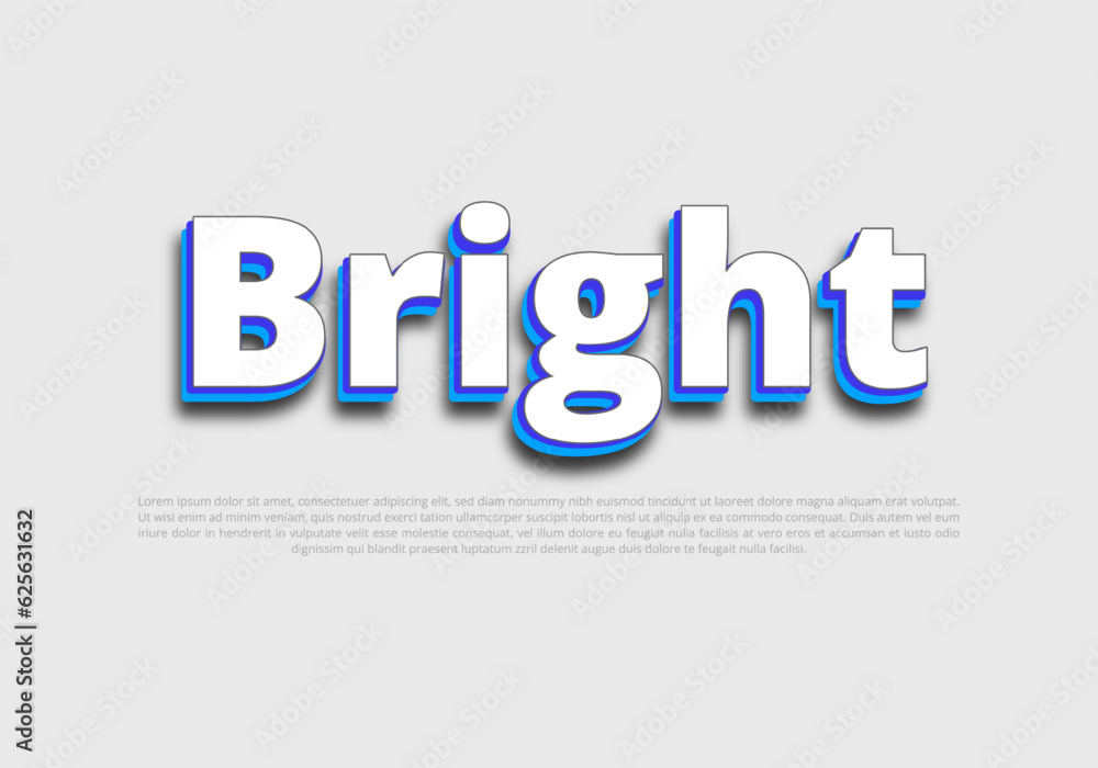 Text style effect with text style graphic element. Text style effect with text style graphic element.