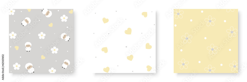 Template Abstract Background with sheep, heart and flowers. Mubarak. Abstract creative universal artistic templates collection. Vector illustration Template Abstract Background with sheep, heart and flowers. Mubarak. Abstract creative universal artistic templates collection. Vector illustration