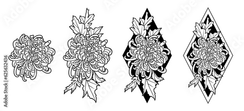 Chrysanthemum Flower Vector Art