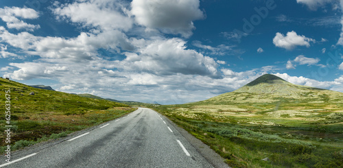 Reichsstrasse RV 27 im Rondane Nationalpark