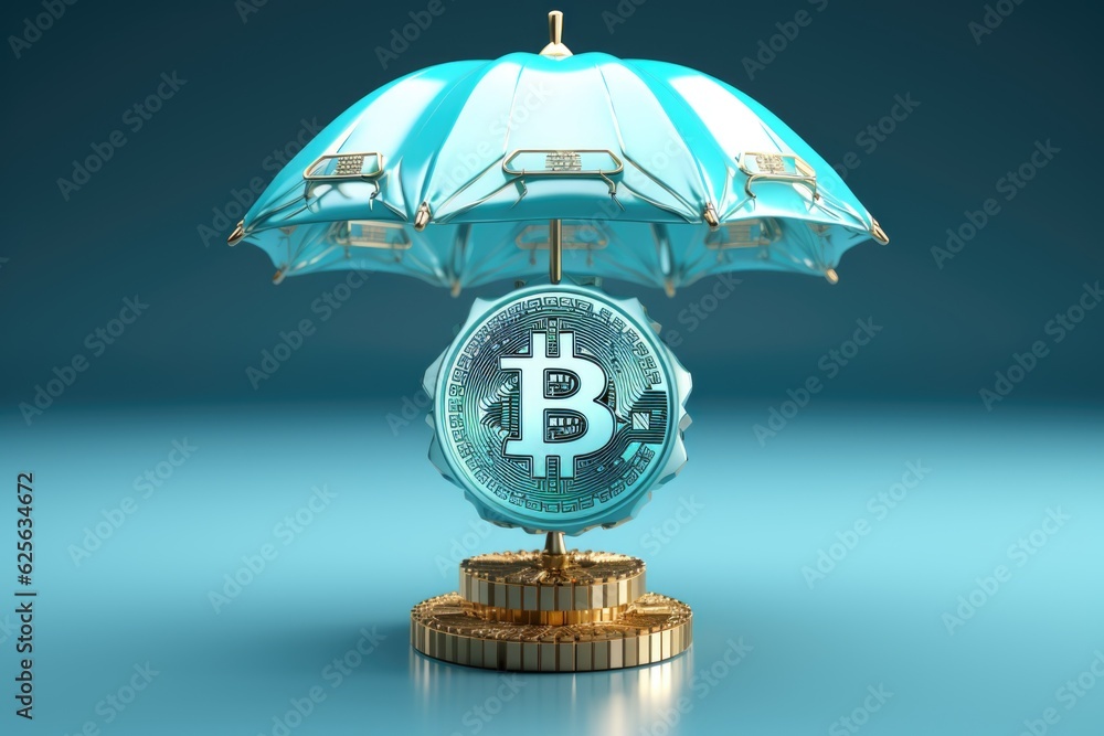 A clock with a bitcoin on top of it. Generative AI. Concept image, cyber security system to protect cryptocurrency. A clock with a bitcoin on top of it. Generative AI. Concept image, cyber security system to protect cryptocurrency.