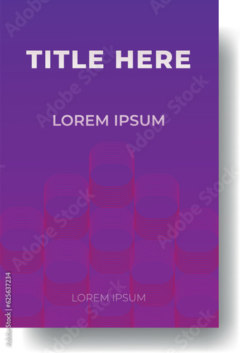 Abstract creative fiction, non-fiction book cover design. 