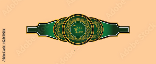 New premium cigar brand logo, label, and bands