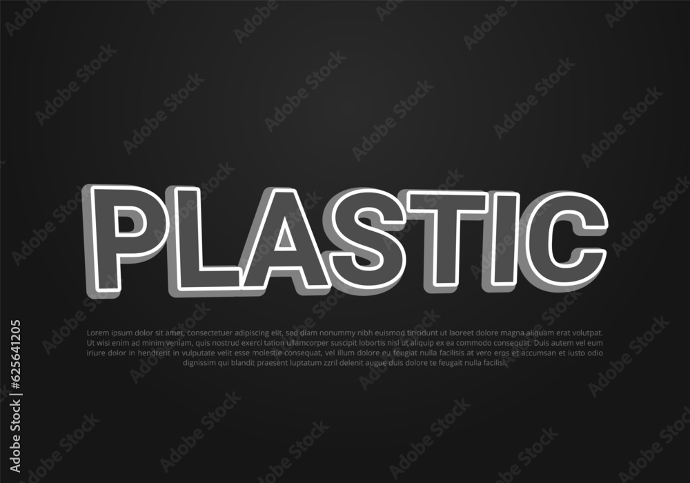 Text style effect with text style graphic element. Text style effect with text style graphic element.