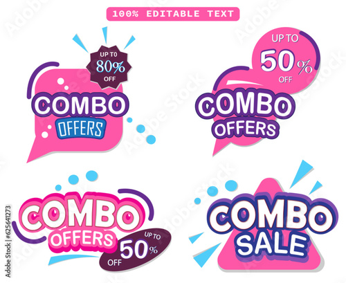 Original set of combo offers label pack with pink color