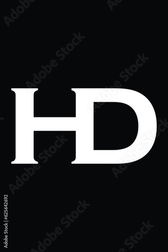 HD letter logo