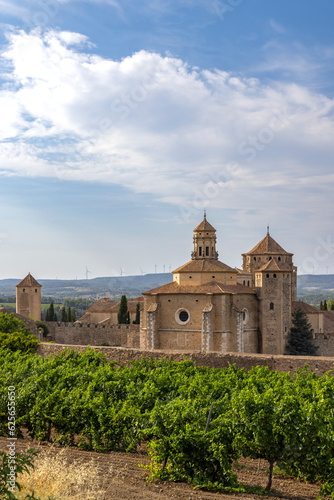 Photography Royal Abbey of Santa Maria de Poblet, cistercian monastery, Catalonia, Spain