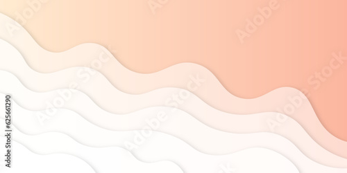 Background or wallpaper with paper cut out with abstract theme referring to organic movement. and  colorful waves.