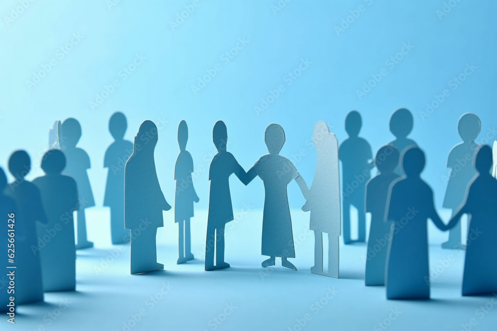 Teamwork design. Business team vector. Business team people holding and touching hand together. Generative AI. Teamwork design. Business team vector. Business team people holding and touching hand together. Generative AI.