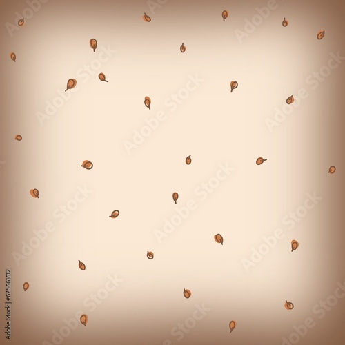 minimal floral background brown orange