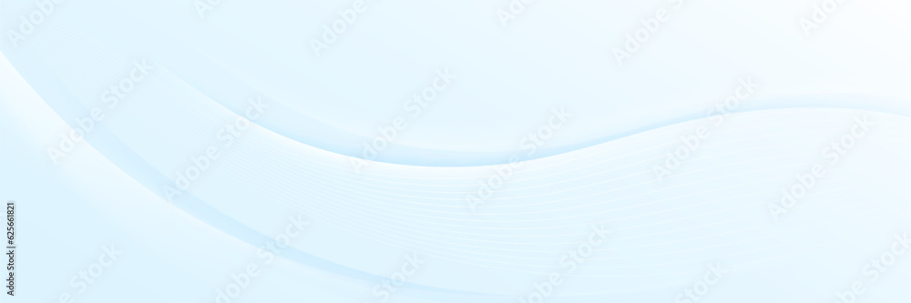 Abstract smooth blue and white gradient wave banner background design. Modern simple graphic. Space for your text. Suit for cover, header, poster, banner, business, presentation, website, flyer Abstract smooth blue and white gradient wave banner background design. Modern simple graphic. Space for your text. Suit for cover, header, poster, banner, business, presentation, website, flyer