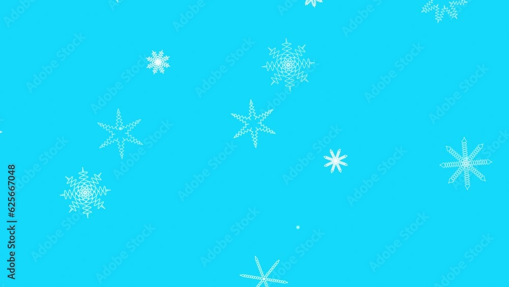 snowflakes on blue background snowflakes on blue background