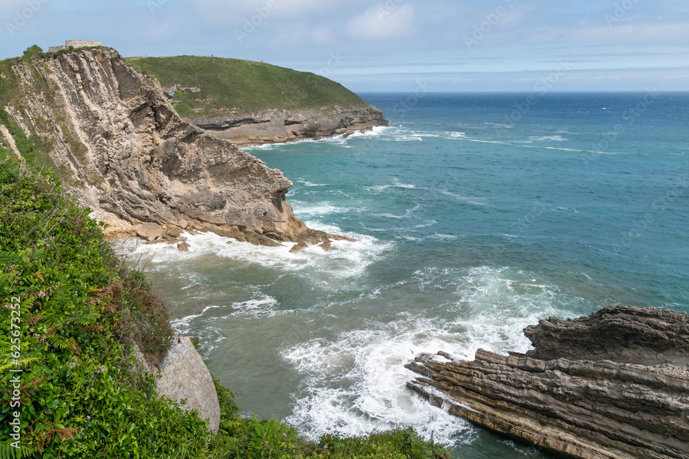 Fototapeta premium Llanes, Asturias. La Tala viewpoint