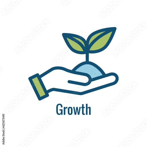 Business and Corporate Ethics Showing Company Values Icon and Single Aspect