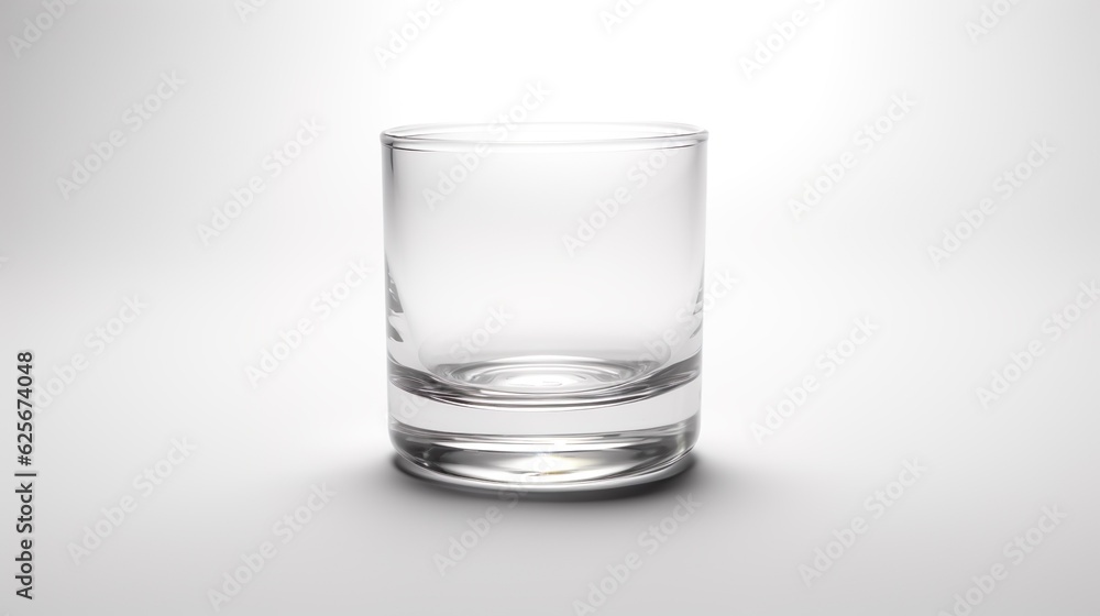 An empty pint glass isolated on a white background An empty pint glass isolated on a white background