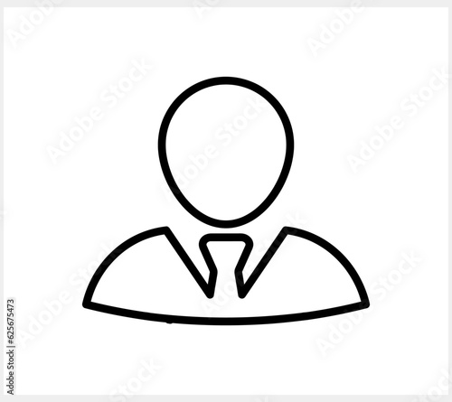 Avatar icon isolated Sketch people icon Man vector stock illustration EPS 10
