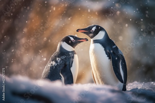 Adorable Penguins - AI Generated